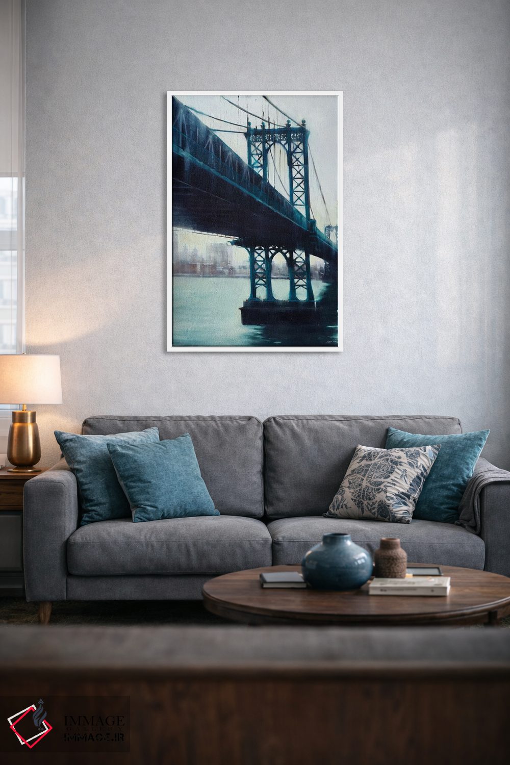 تابلو دکوراتیو عبور از رودخانه اثر جوزف کیتس - D4W