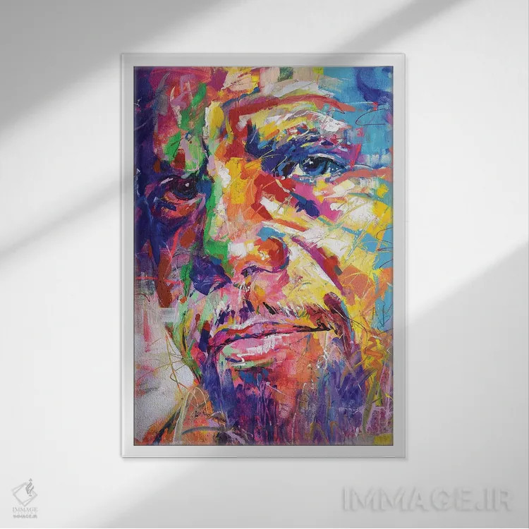 تابلو دکوراتیو بدون عنوان اثر ژوس کوفرر - نمای قابدار سفید