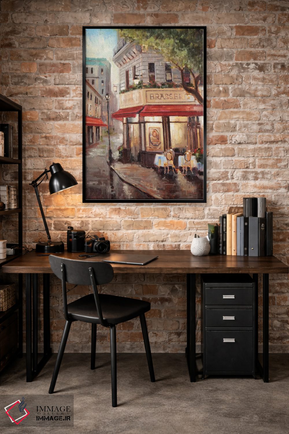 تابلو دکوراتیو قدم زنی پاریسی اثر جوزف کیتس - D6B