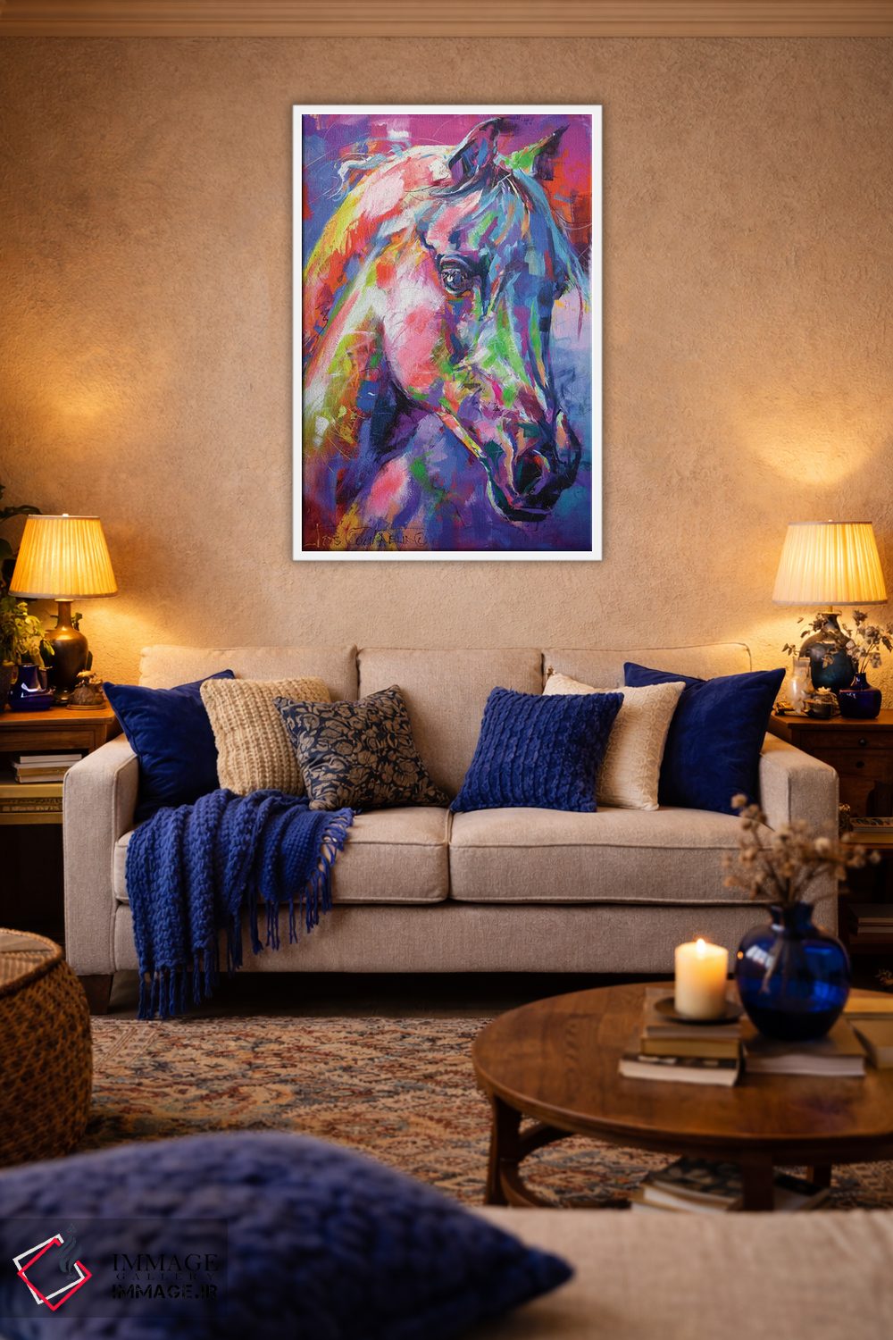 تابلو دکوراتیو اسب اثر ژوس کوفرر - D4W