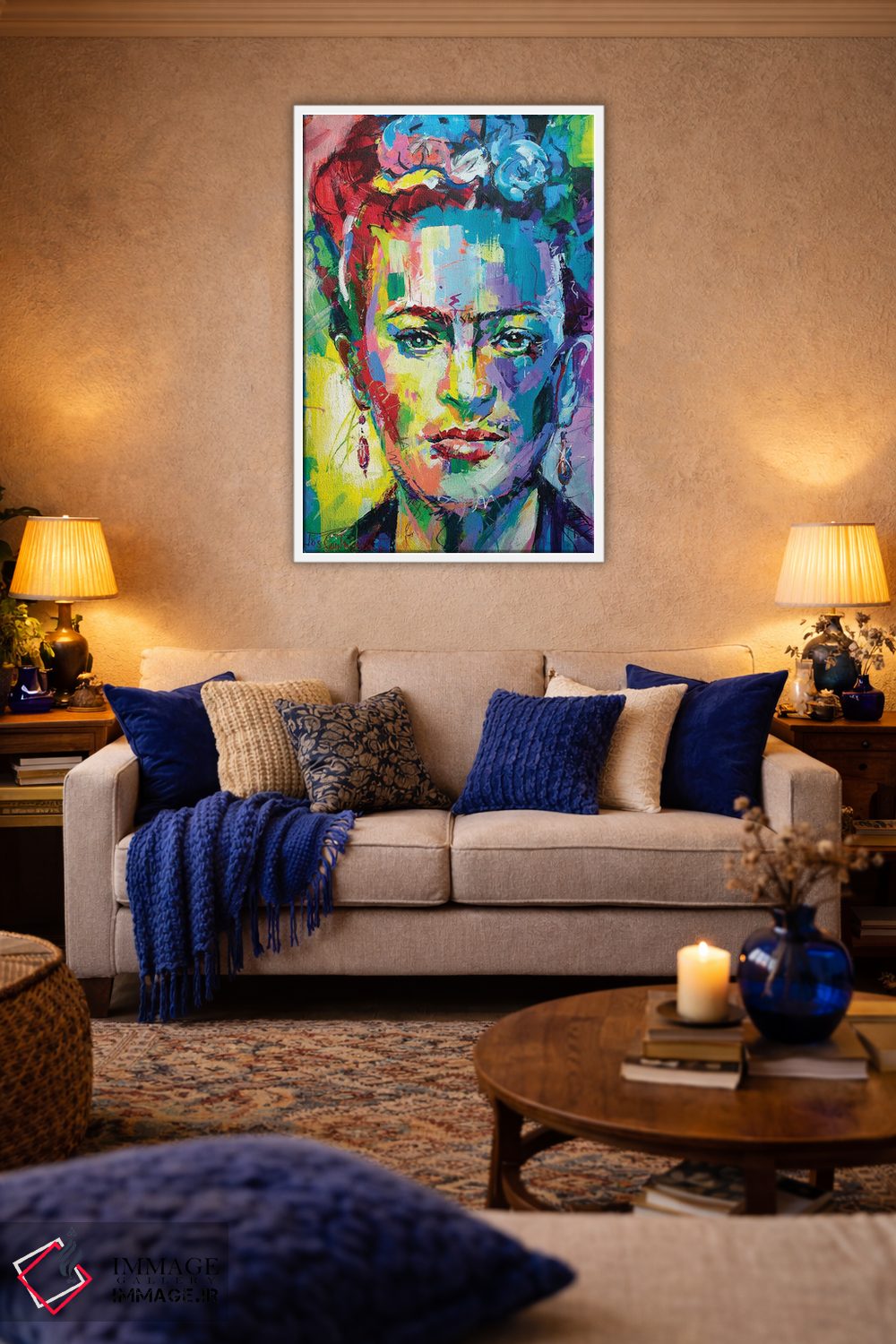 تابلو دکوراتیو فریدا کالو اثر ژوس کوفرر - D3W