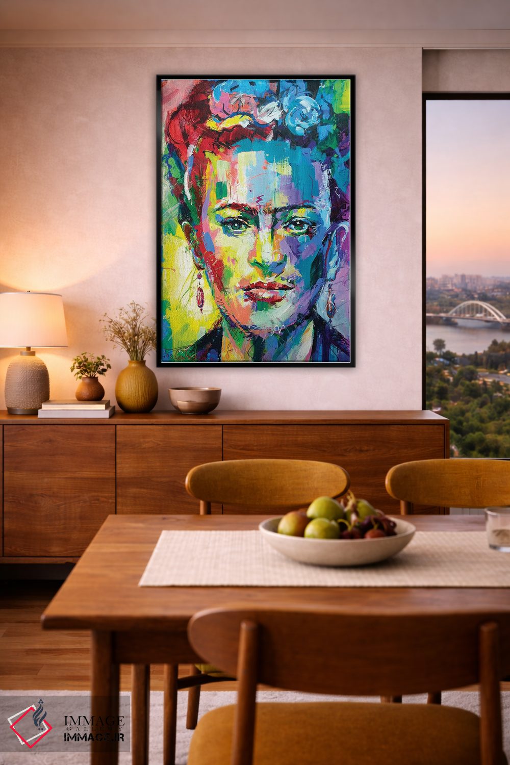 تابلو دکوراتیو فریدا کالو اثر ژوس کوفرر - D6B