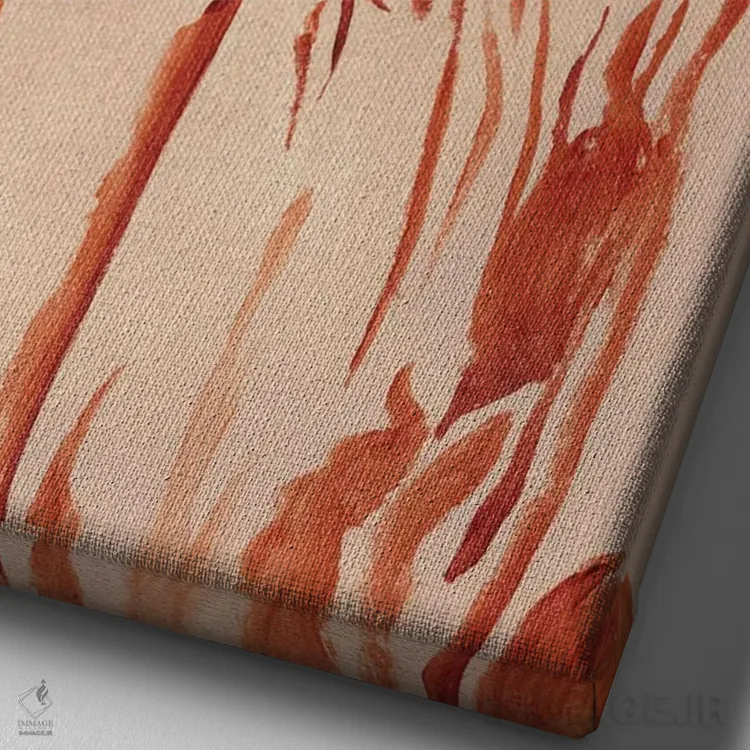 تابلو دکوراتیو مرد غربی I اثر جیکوب گرین - نمای نزدیک بافت بوم