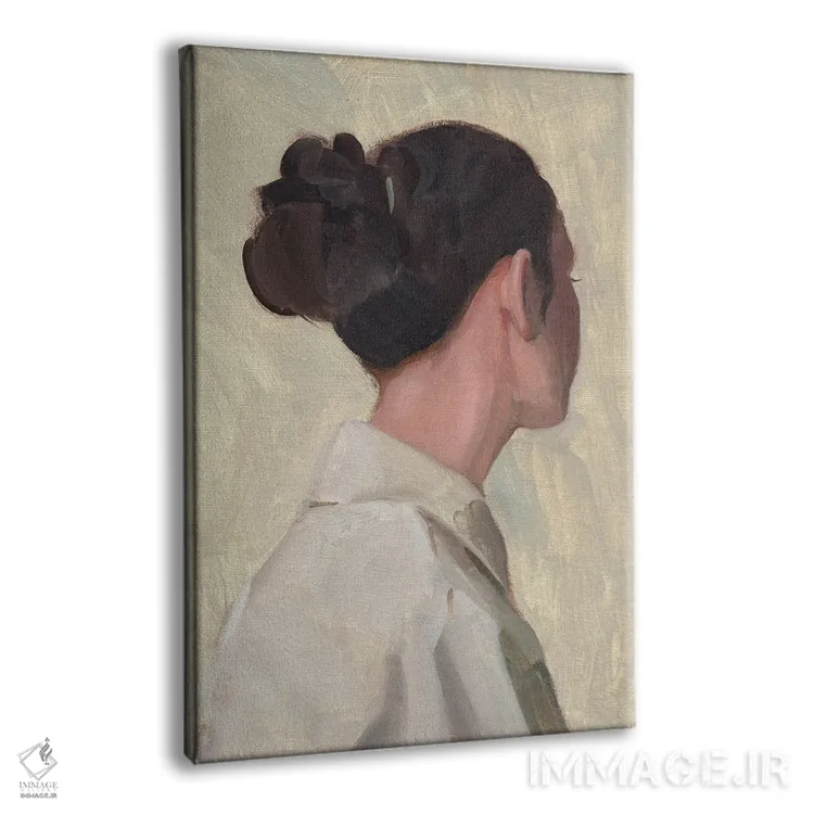 تابلو دکوراتیو پرتره زنانه I اثر جیکوب گرین - نمای پرسپکتیو محصول
