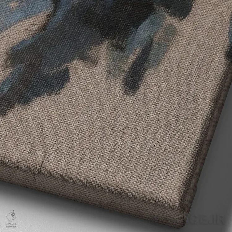 تابلو دکوراتیو خرس بزرگ IV اثر جیکوب گرین - نمای نزدیک بافت بوم