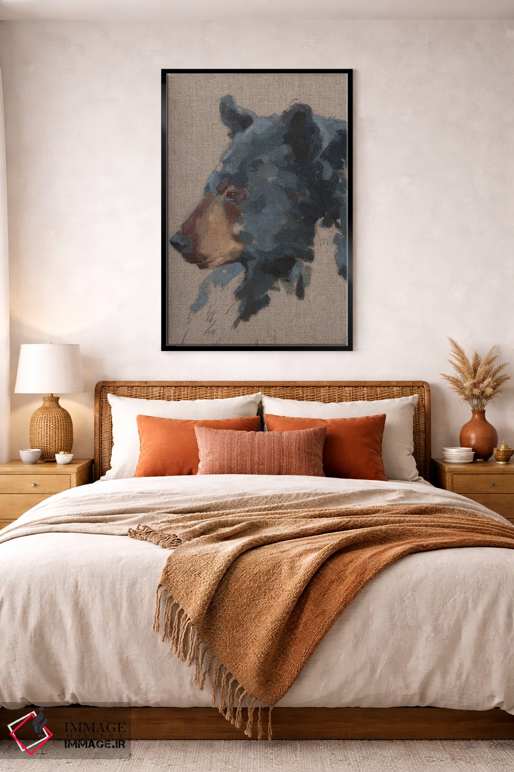 تابلو دکوراتیو خرس بزرگ IV اثر جیکوب گرین - D3B