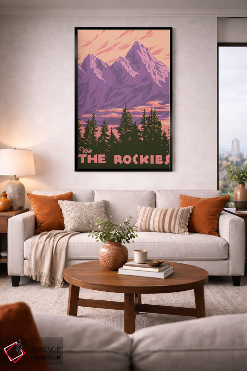 تابلو دکوراتیو جهانگرد آمریکایی I اثر جیکوب گرین - D2B