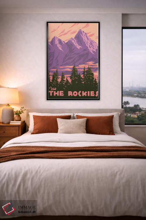 تابلو دکوراتیو جهانگرد آمریکایی I اثر جیکوب گرین - D5B