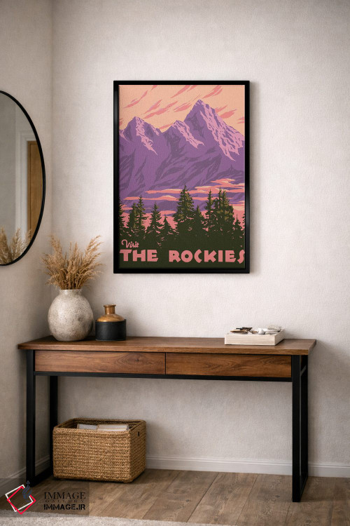 تابلو دکوراتیو جهانگرد آمریکایی I اثر جیکوب گرین - D4B