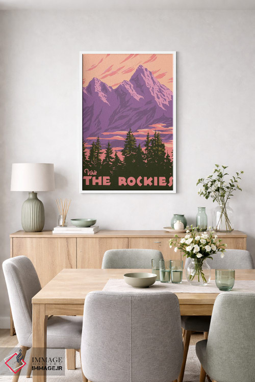 تابلو دکوراتیو جهانگرد آمریکایی I اثر جیکوب گرین - D6W