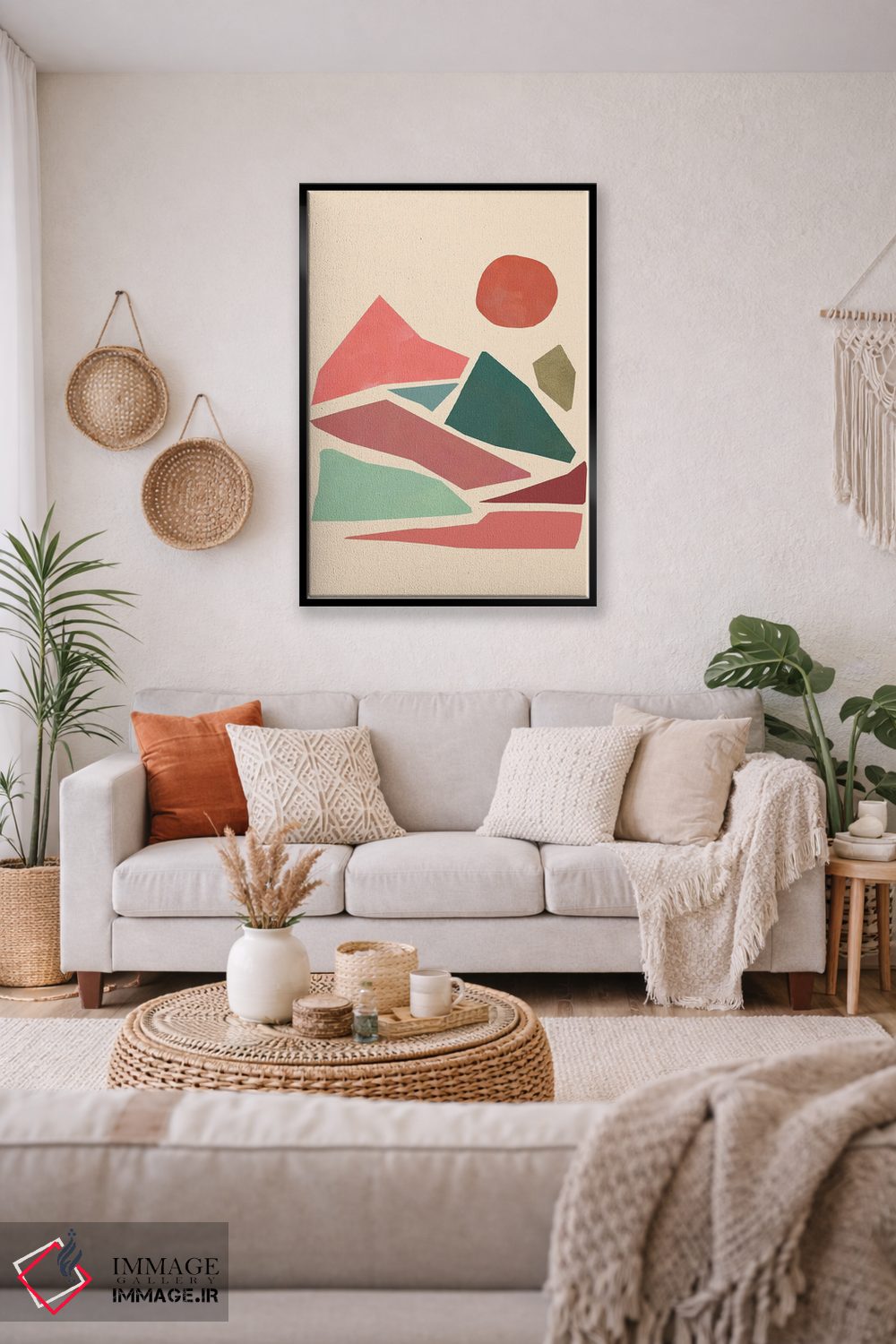 تابلو مینیمال راهنمای تکتونیکی II اثر جیکوب گرین - D4B