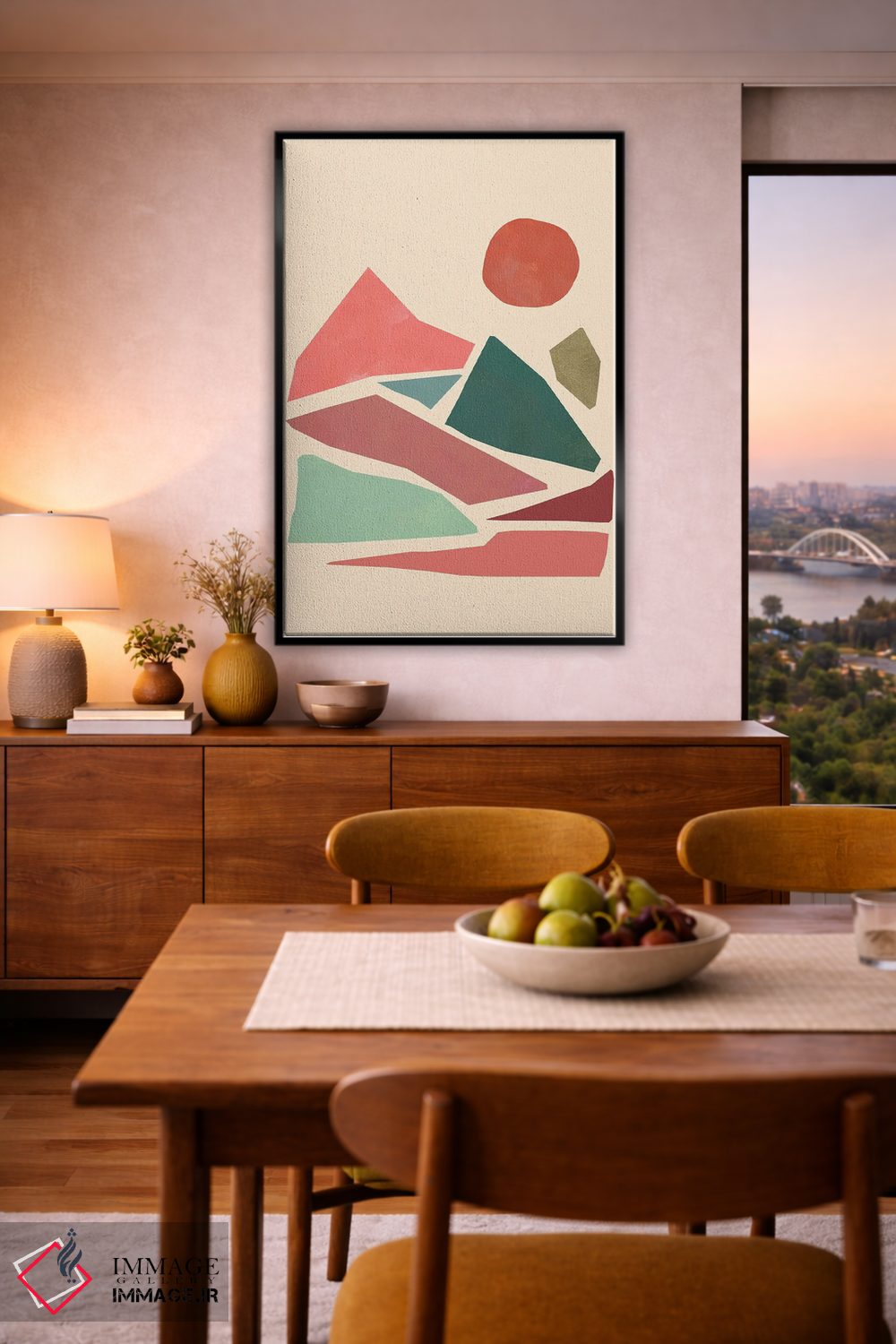 تابلو مینیمال راهنمای تکتونیکی II اثر جیکوب گرین - D5B