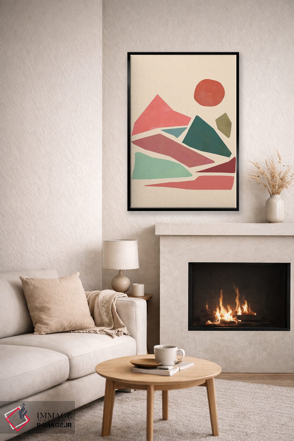 تابلو مینیمال راهنمای تکتونیکی II اثر جیکوب گرین - D6B