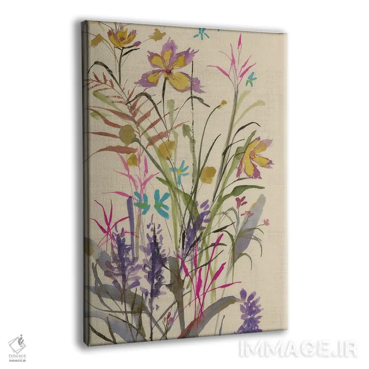 تابلو دکوراتیو بیابان گل ها اثر جیکوب کیو - نمای پرسپکتیو محصول