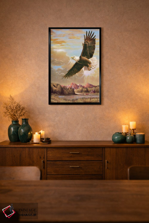 تابلو دکوراتیو در اوج - عقاب اثر گرگ جوردانو - D3B