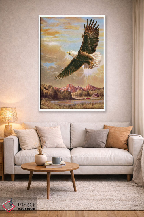 تابلو دکوراتیو در اوج - عقاب اثر گرگ جوردانو - D2W