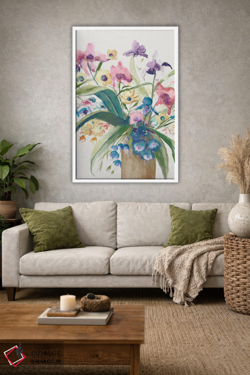 تابلو دکوراتیو نغمات علفزار اثر جیکوب کیو - D1W