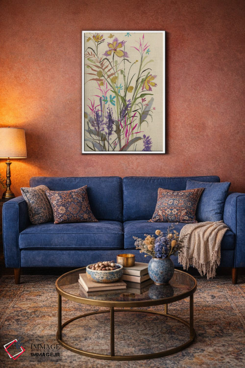 تابلو دکوراتیو بیابان گل ها اثر جیکوب کیو - D3W