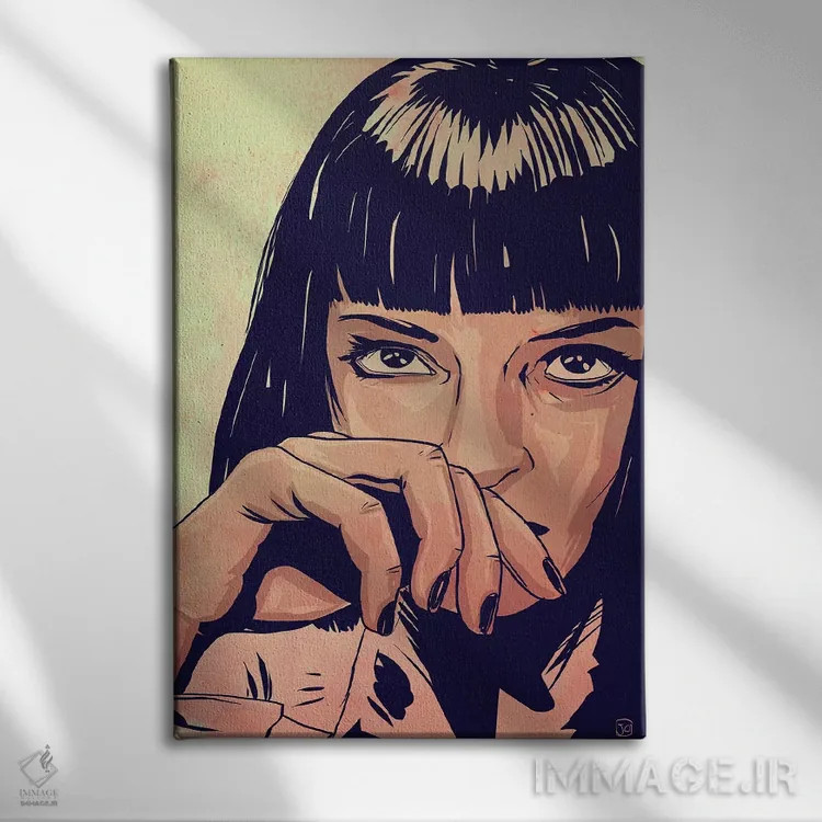 تابلو دکوراتیو خمیر کاغذ اثر جوزپه کریستیانو - نمای روبهرو روی دیوار