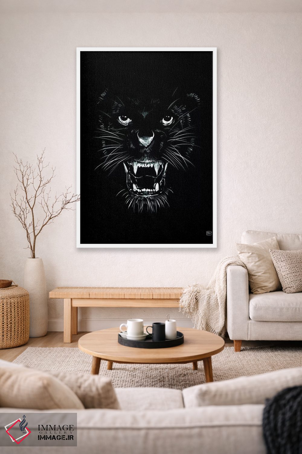 تابلو دکوراتیو هیولا اثر جوزپه کریستیانو - D1W