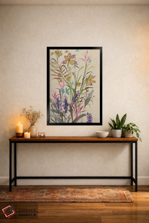 تابلو دکوراتیو بیابان گل ها اثر جیکوب کیو - D5B
