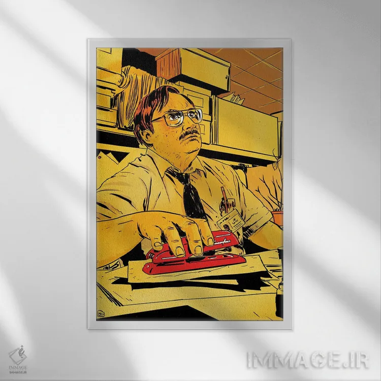 تابلو دکوراتیو منگنه اثر جوزپه کریستیانو - نمای قابدار سفید