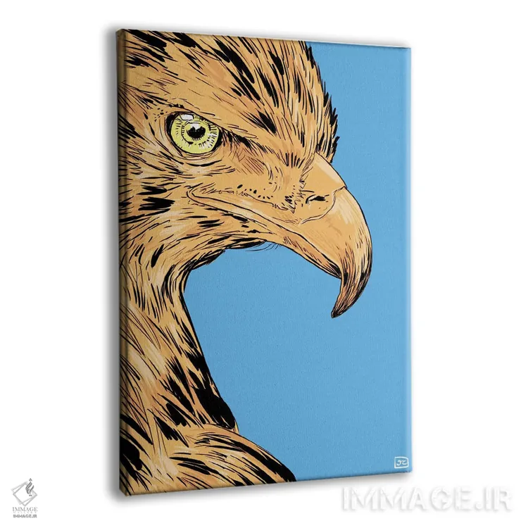 تابلو دکوراتیو عقاب اثر جوزپه کریستیانو - نمای پرسپکتیو محصول