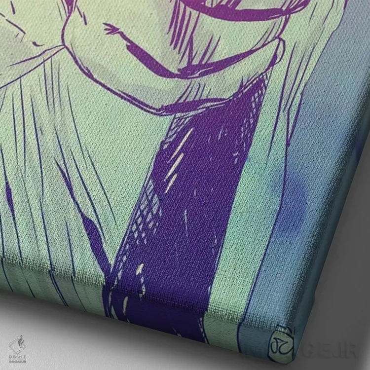 تابلو دکوراتیو آره تو می تونی اثر جوزپه کریستیانو - نمای نزدیک بافت بوم