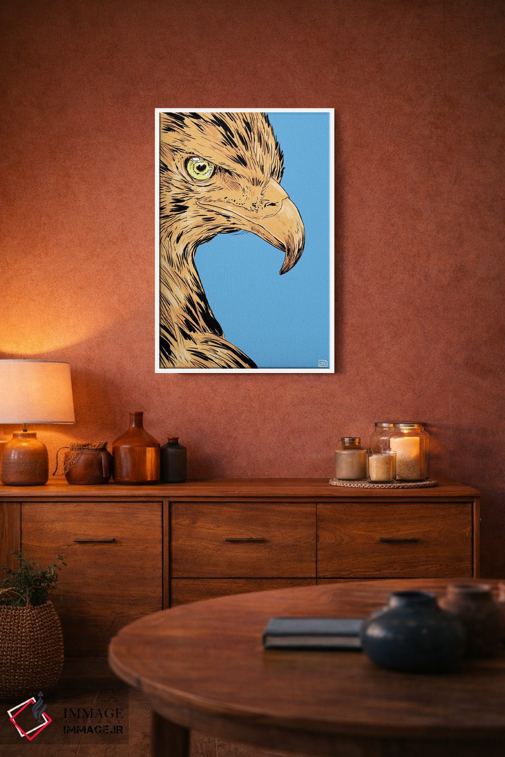 تابلو دکوراتیو عقاب اثر جوزپه کریستیانو - D2W