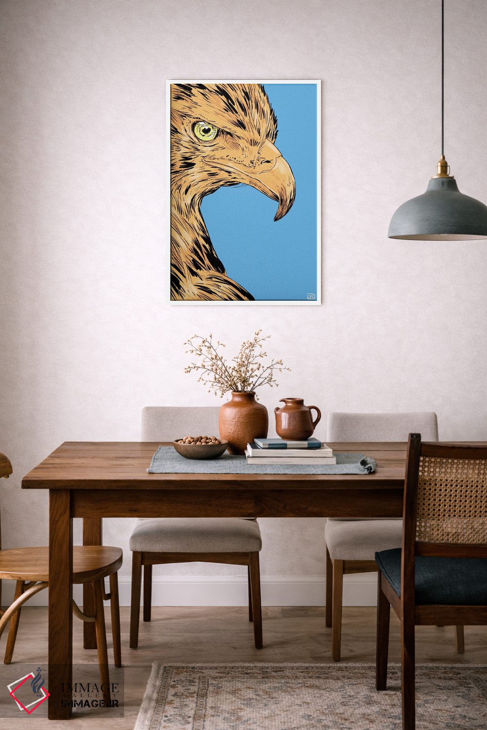 تابلو دکوراتیو عقاب اثر جوزپه کریستیانو - D4W