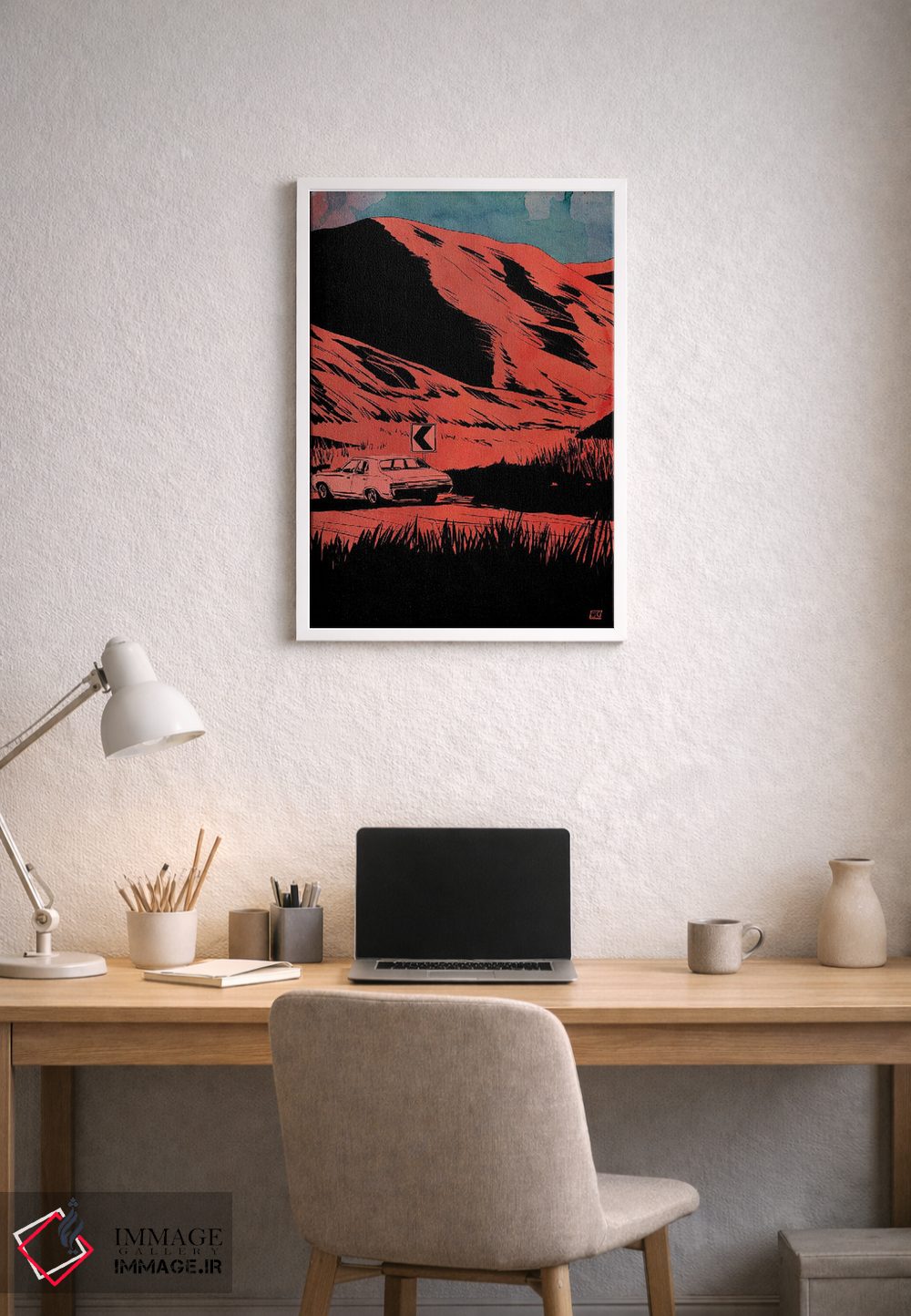 تابلو دکوراتیو جاده دره اثر جوزپه کریستیانو - D1W