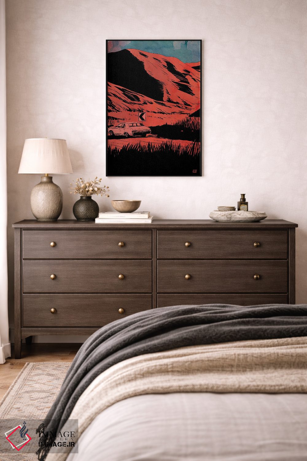 تابلو دکوراتیو جاده دره اثر جوزپه کریستیانو - D4B