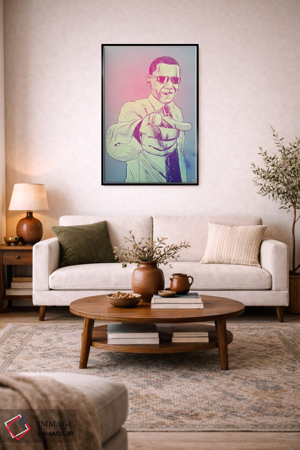 تابلو دکوراتیو آره تو می تونی اثر جوزپه کریستیانو - D3B