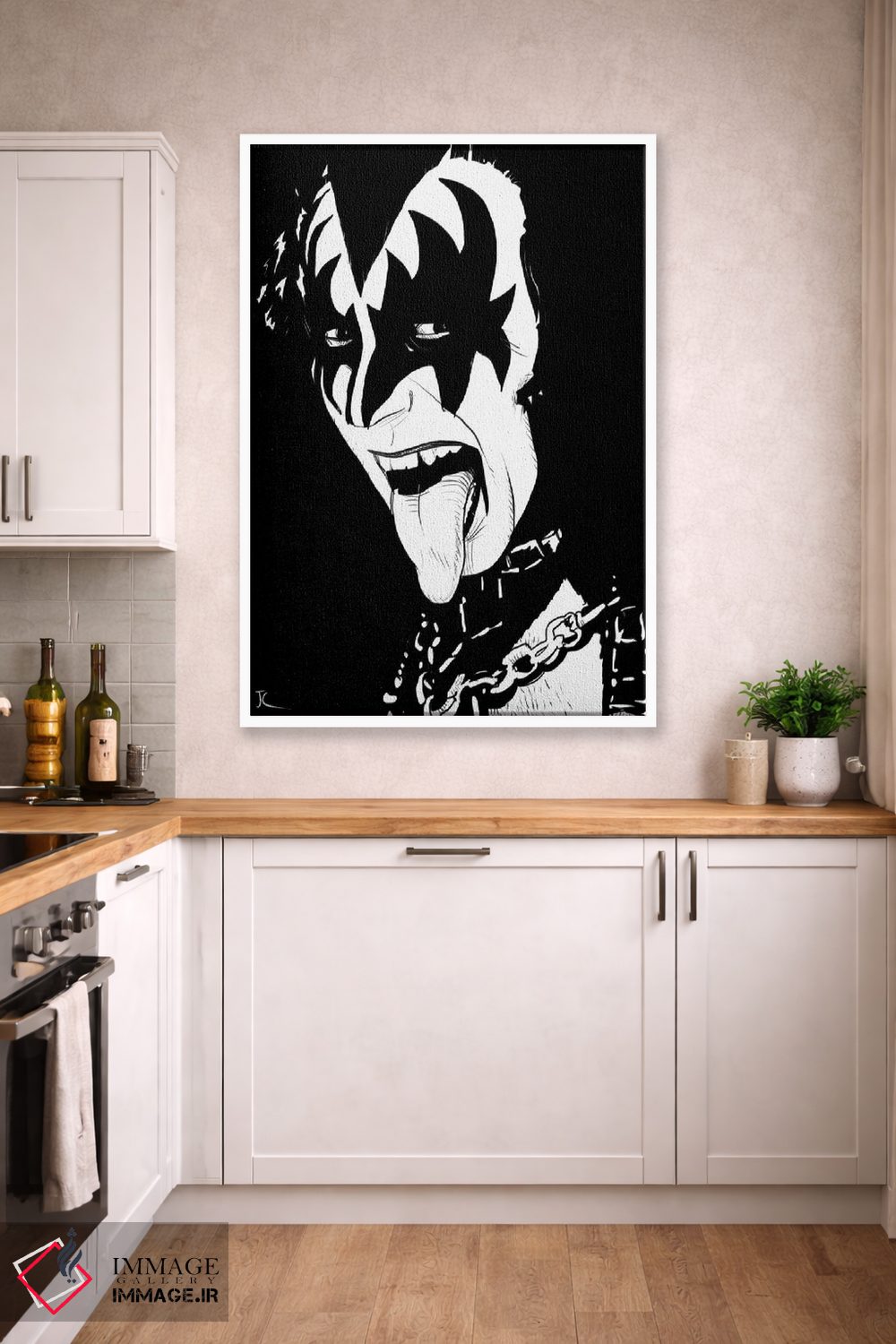 تابلو دکوراتیو جین سیمونز اثر جوزپه کریستیانو - D3W