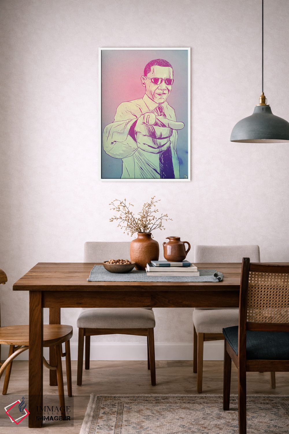 تابلو دکوراتیو آره تو می تونی اثر جوزپه کریستیانو - D6W