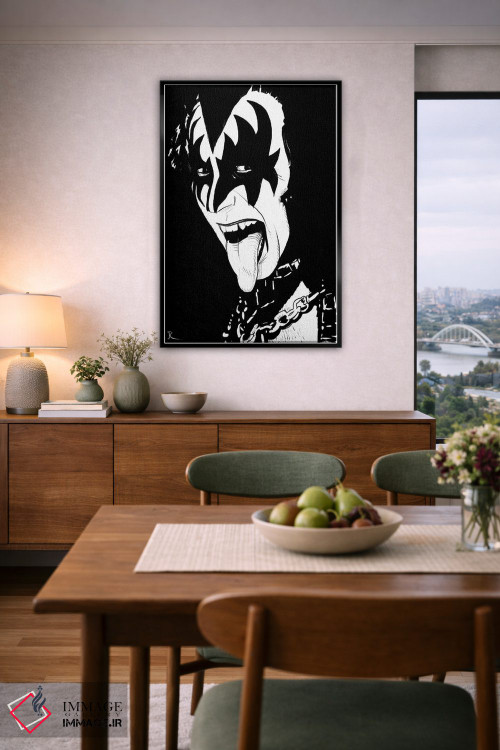 تابلو دکوراتیو جین سیمونز اثر جوزپه کریستیانو - D6B