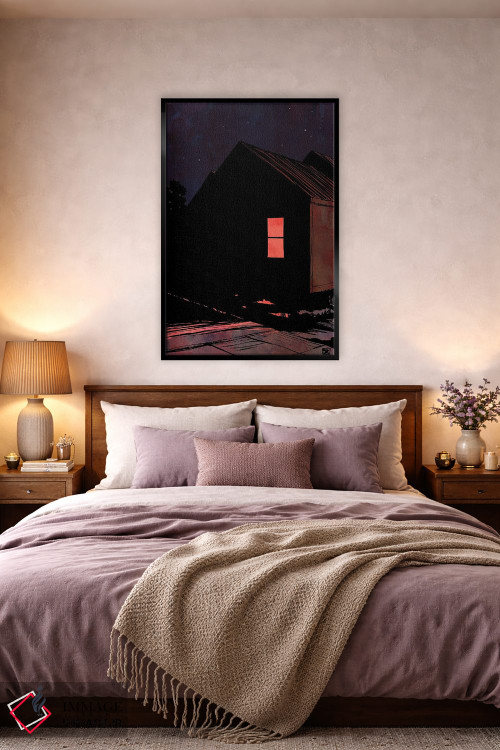 تابلو مینیمال اتاق پشتی اثر جوزپه کریستیانو - D5B