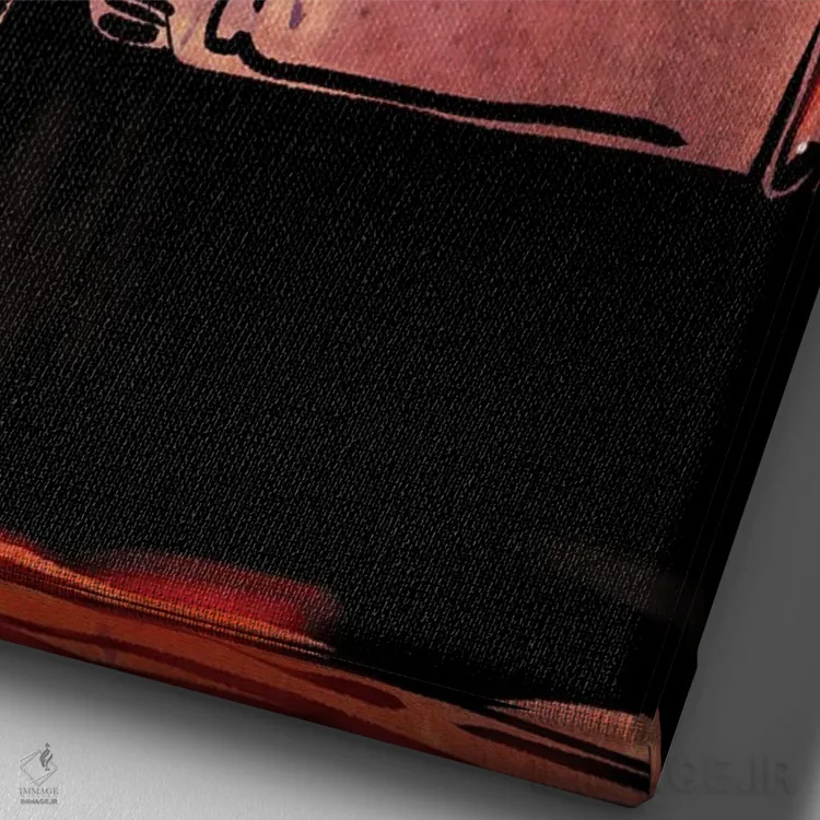 تابلو دکوراتیو ایست اثر جوزپه کریستیانو - نمای نزدیک بافت بوم