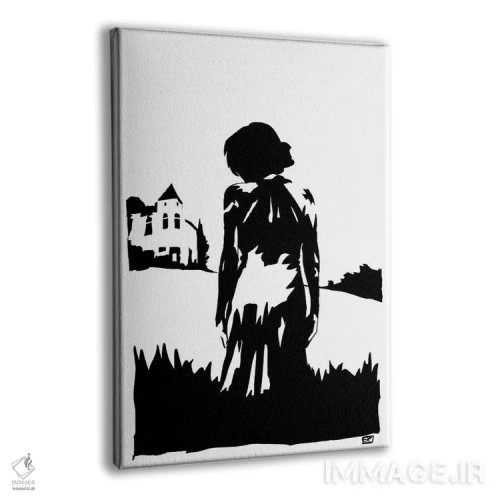 تابلو دکوراتیو هنر نوآر ۳ اثر جوزپه کریستیانو - نمای پرسپکتیو محصول