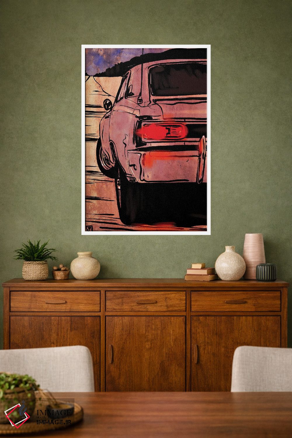 تابلو دکوراتیو ایست اثر جوزپه کریستیانو - D1W