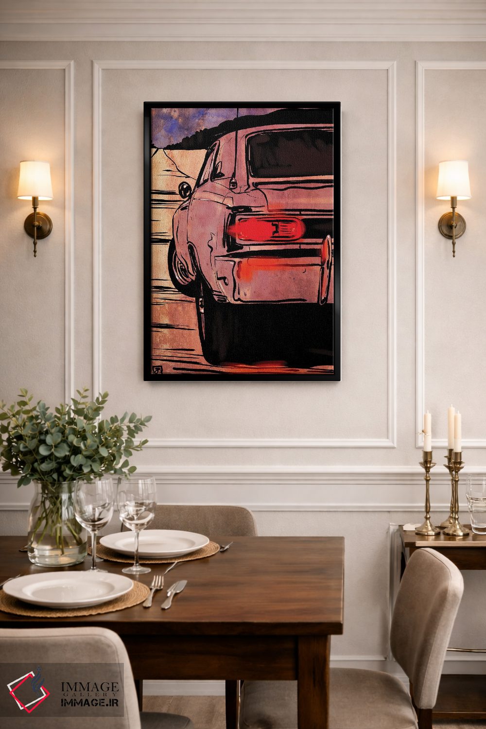 تابلو دکوراتیو ایست اثر جوزپه کریستیانو - D2B