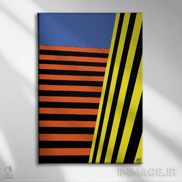 تابلو دکوراتیو میامی ۸ اثر جوزپه کریستیانو - نمای روبهرو روی دیوار