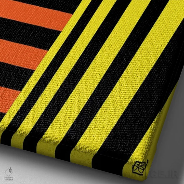 تابلو دکوراتیو میامی ۸ اثر جوزپه کریستیانو - نمای نزدیک بافت بوم