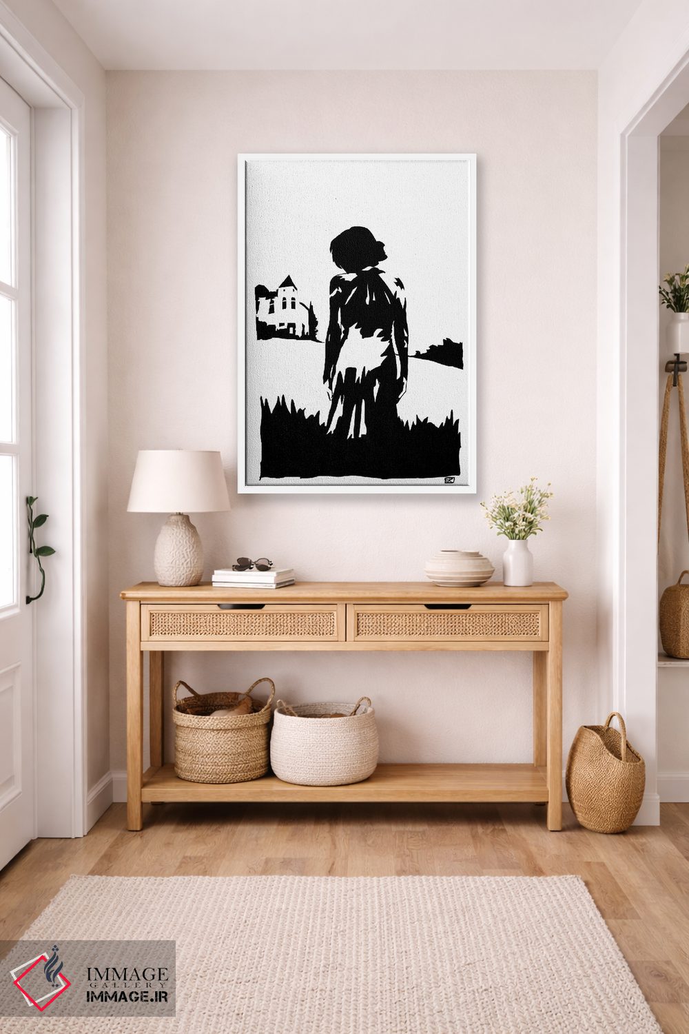 تابلو دکوراتیو هنر نوآر ۳ اثر جوزپه کریستیانو - D4W