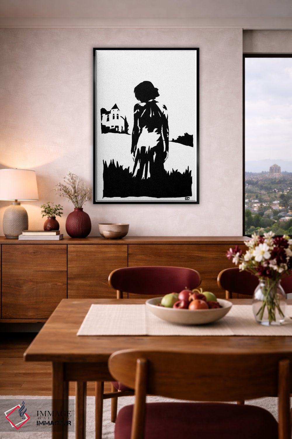 تابلو دکوراتیو هنر نوآر ۳ اثر جوزپه کریستیانو - D3B