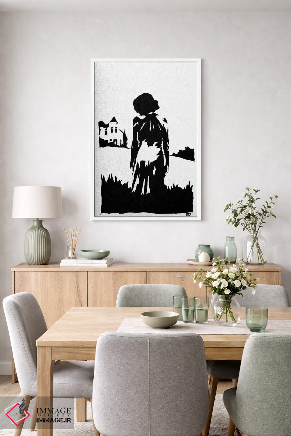 تابلو دکوراتیو هنر نوآر ۳ اثر جوزپه کریستیانو - D5W