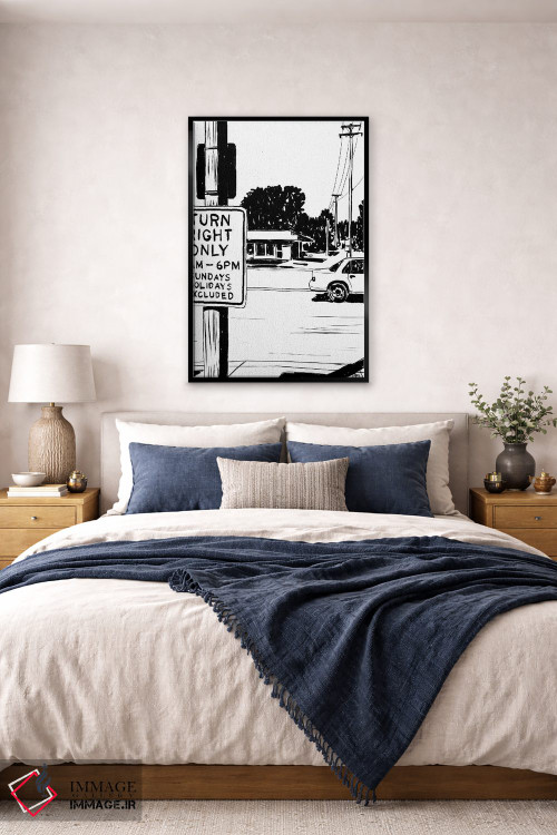 تابلو مینیمال فقط گردش به راست اثر جوزپه کریستیانو - D6B