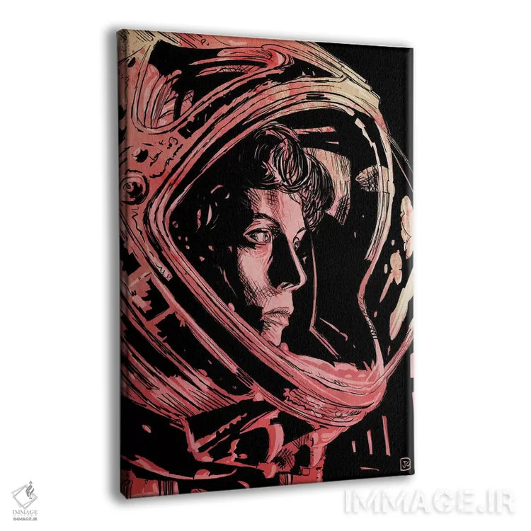 تابلو دکوراتیو بیگانگان اثر جوزپه کریستیانو - نمای پرسپکتیو محصول