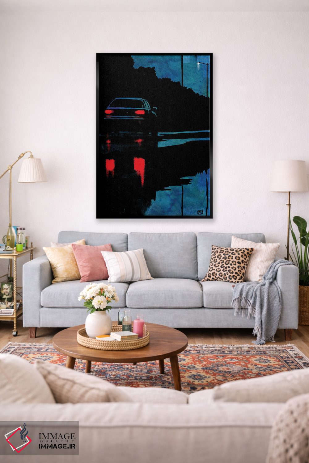 تابلو مینیمال انتظار ۴ اثر جوزپه کریستیانو - D2B