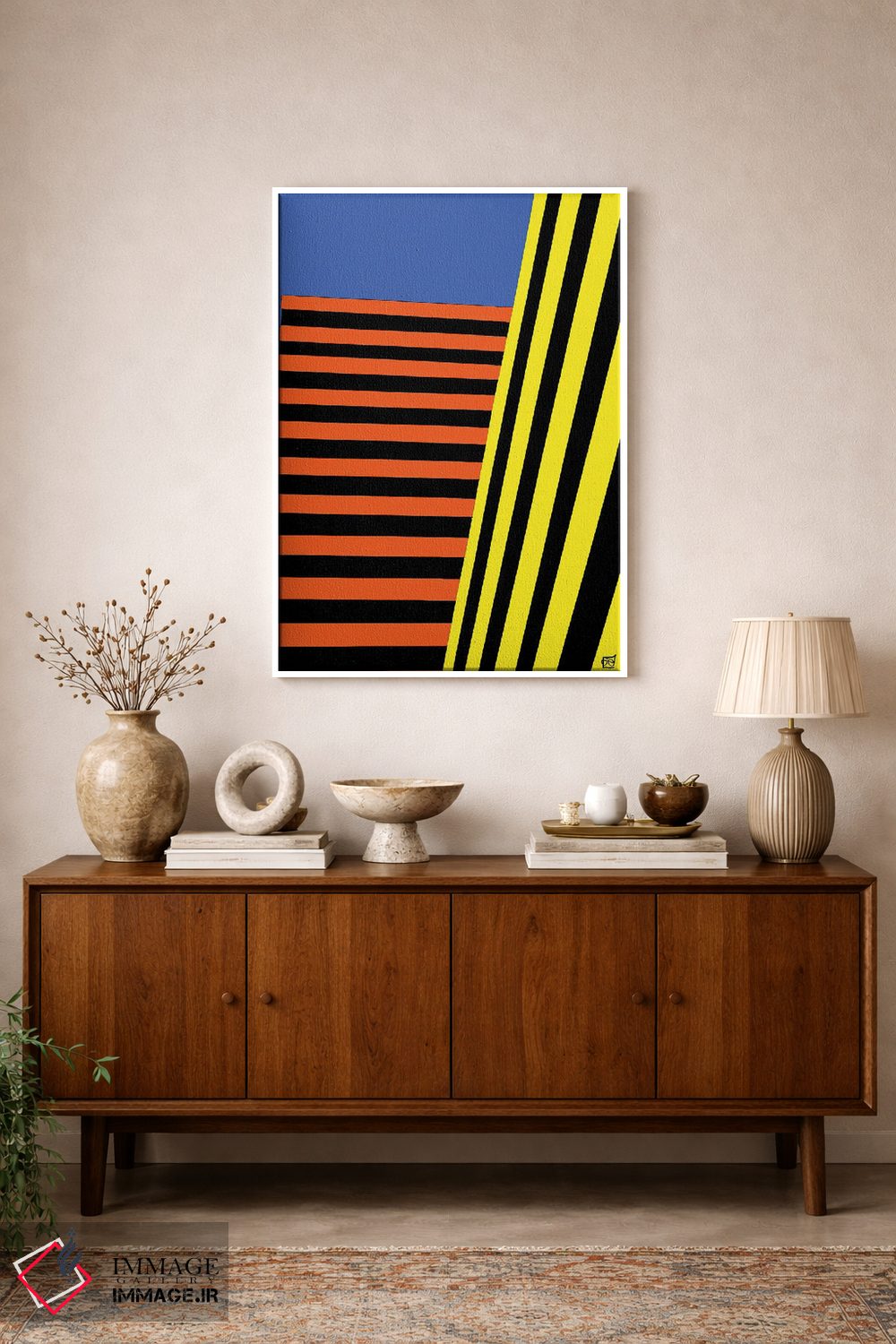 تابلو دکوراتیو میامی ۸ اثر جوزپه کریستیانو - D1W